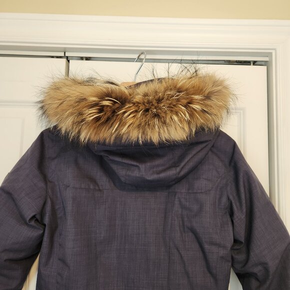 Quartz Nature (now Quartz Co.) Kimberly Down Parka - Navy Blue 2XS w/ Racoon Fur - Picture 6 of 16